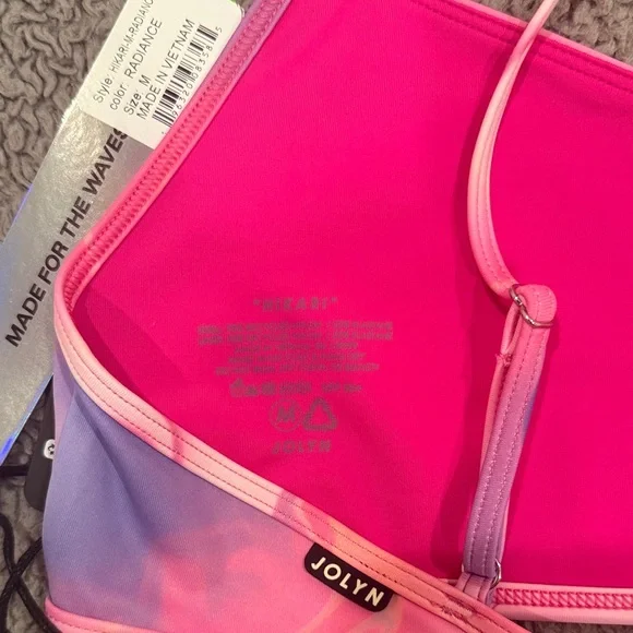 Jolyn Hikari Bikini Top - Pink and Purple - Picture 3 of 4